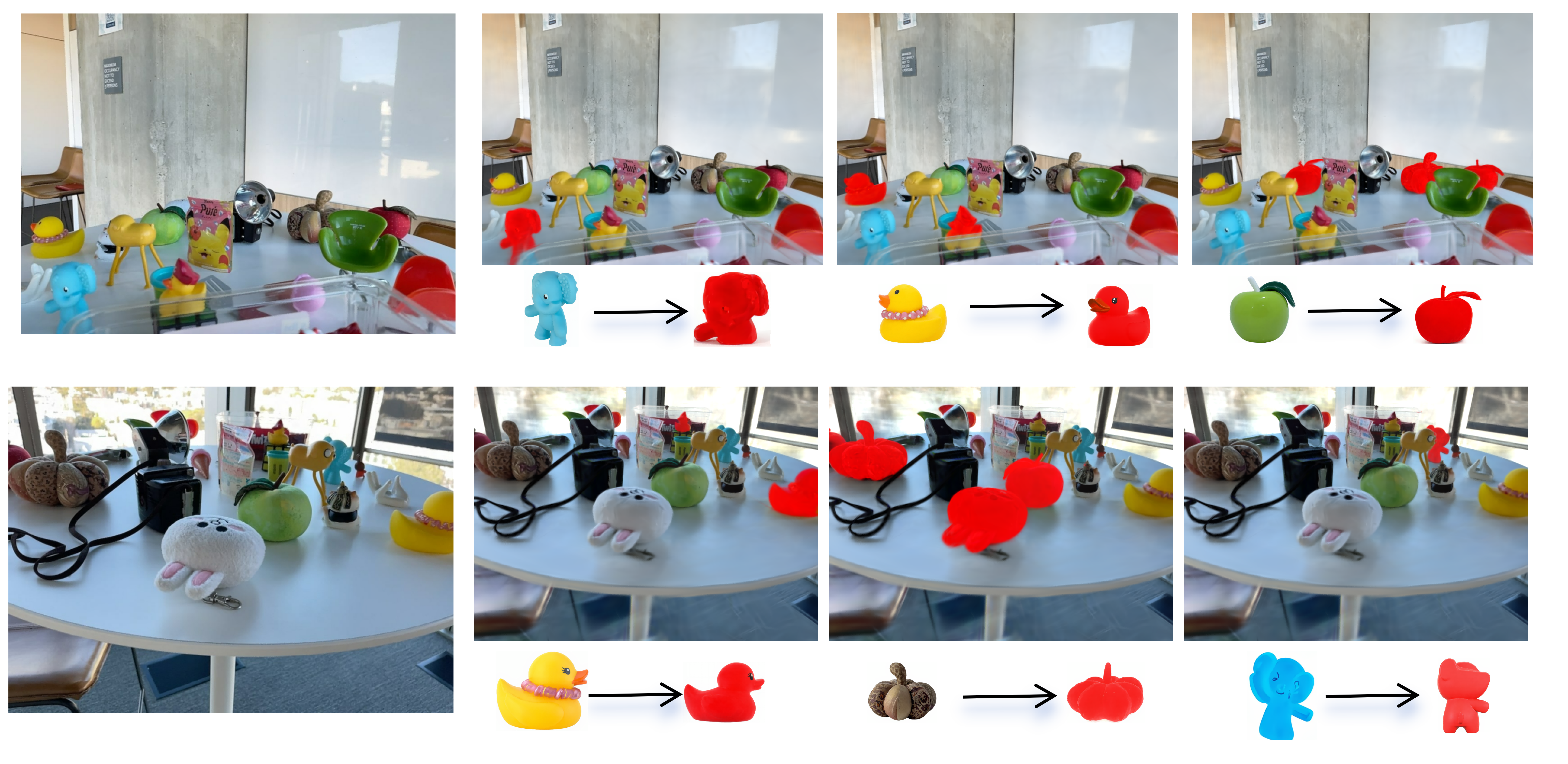 Instance-level appearance stylization